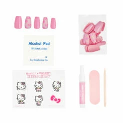 Budget ❤️ glamnetic Hello Kitty Pink Nails 🌟 -Cheapglamnetic Store 2022 06 HelloKitty PINK WEBOPT 01